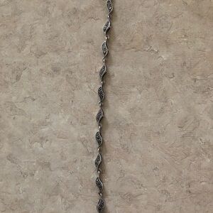 Elegant sterling and Marcasite Bracelet